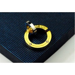 Μενταγιόν Από Τιτάνιο Look Our Love Circle - Δωρεάν Αλυσίδα