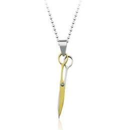 Μενταγιόν Από Τιτάνιο Gloden Scissor Fashion - Δωρεάν Αλυσίδα