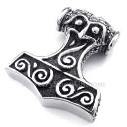Κολιέ Μενταγιόν Από Τιτάνιο Thor'S Hammer (Δωρεάν Αλυσίδα)