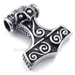 Κολιέ Μενταγιόν Από Τιτάνιο Thor'S Hammer (Δωρεάν Αλυσίδα)