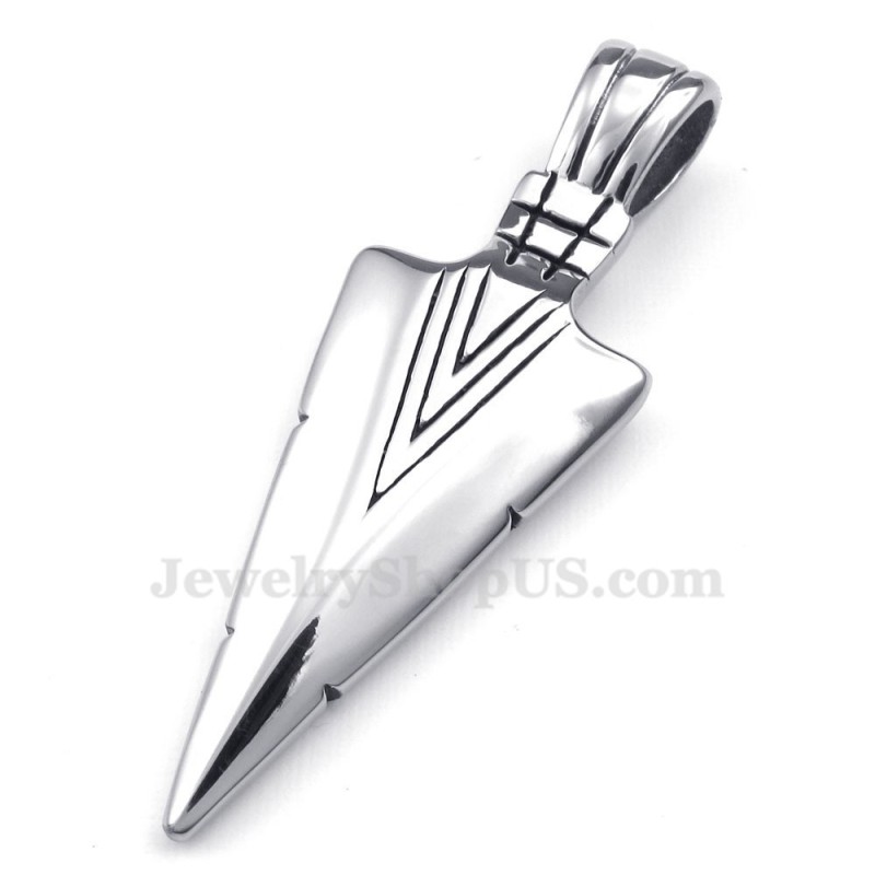 Κολιέ Μενταγιόν Από Τιτάνιο Με Βέλη (Δωρεάν Αλυσίδα)