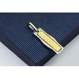 Νέο Στυλ Χρυσό Μενταγιόν Τιτανίου - Δωρεάν Αλυσίδα