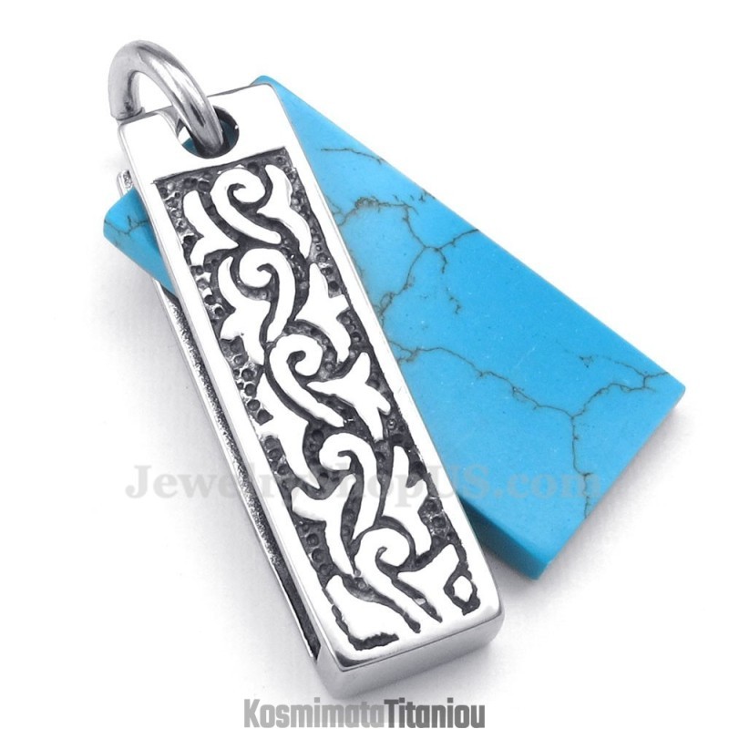 Κολιέ Με Πράσινη Πέτρα Τιτανίου (Δωρεάν Αλυσίδα)