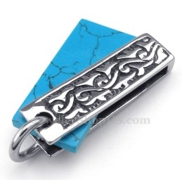 Κολιέ Με Πράσινη Πέτρα Τιτανίου (Δωρεάν Αλυσίδα)