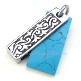 Κολιέ Με Πράσινη Πέτρα Τιτανίου (Δωρεάν Αλυσίδα)