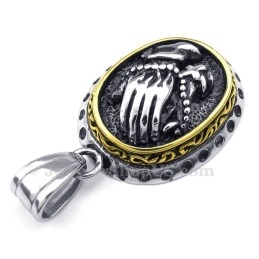 Κολιέ Μενταγιόν Από Τιτάνιο "Συνεχόμενα Χέρια" (Δωρεάν Αλυσίδα)