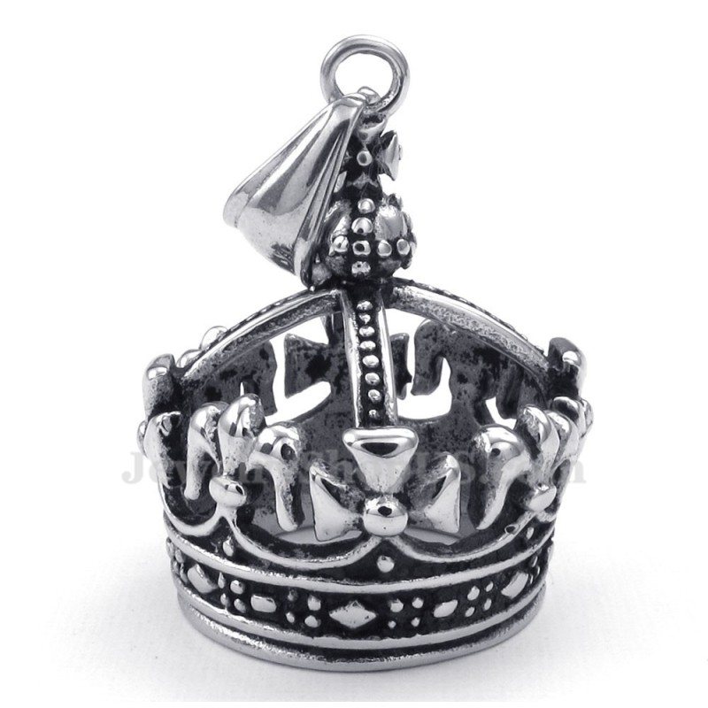 Κολιέ Μενταγιόν Από Τιτάνιο Imperial Crown (Δωρεάν Αλυσίδα) Κολιέ Μενταγιόν Από Τιτάνιο Imperial Crown (Δωρεάν Αλυσίδα)