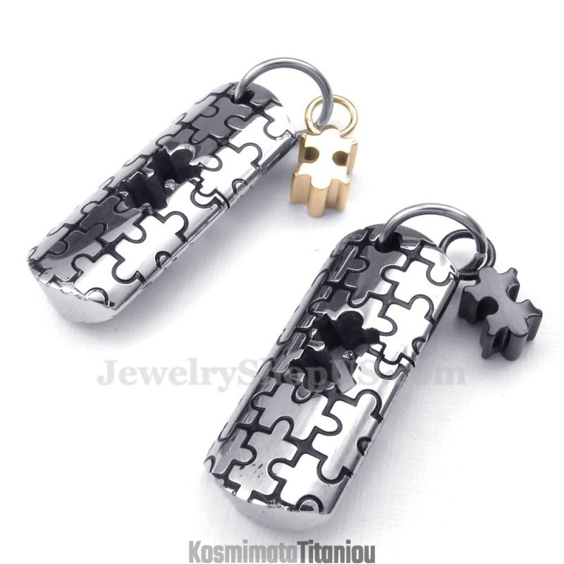 Κολιέ Μενταγιόν Για Ζευγάρια Titanium Symbols (Δωρεάν Αλυσίδα) (Ένα Ζευγάρι) Κολιέ Μενταγιόν Για Ζευγάρια Titanium Symbols (Δωρεάν Αλυσίδα) (Ένα Ζευγάρι)