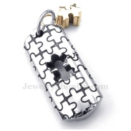 Κολιέ Μενταγιόν Για Ζευγάρια Titanium Symbols (Δωρεάν Αλυσίδα) (Ένα Ζευγάρι)