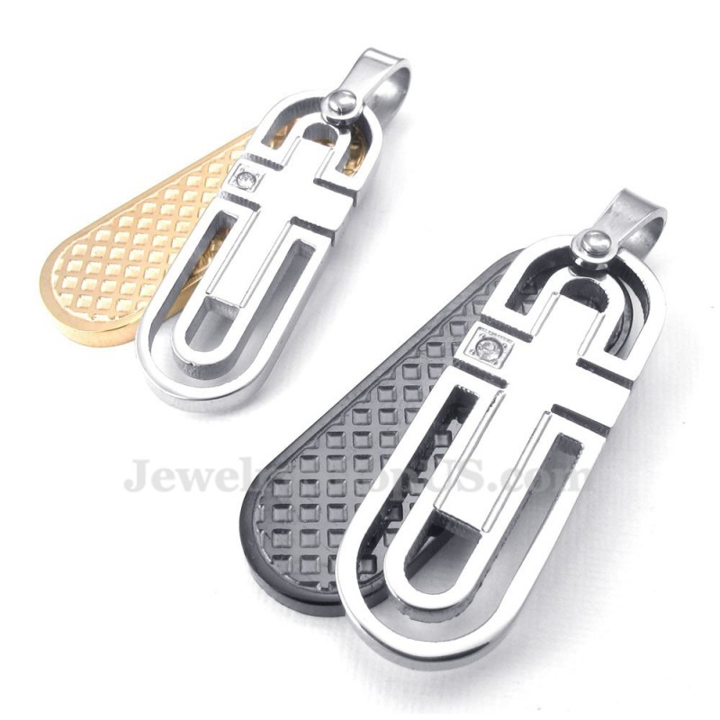 Κολιέ Μενταγιόν Από Τιτάνιο Για Ζευγάρια (Δωρεάν Αλυσίδα) (Ένα Ζευγάρι)