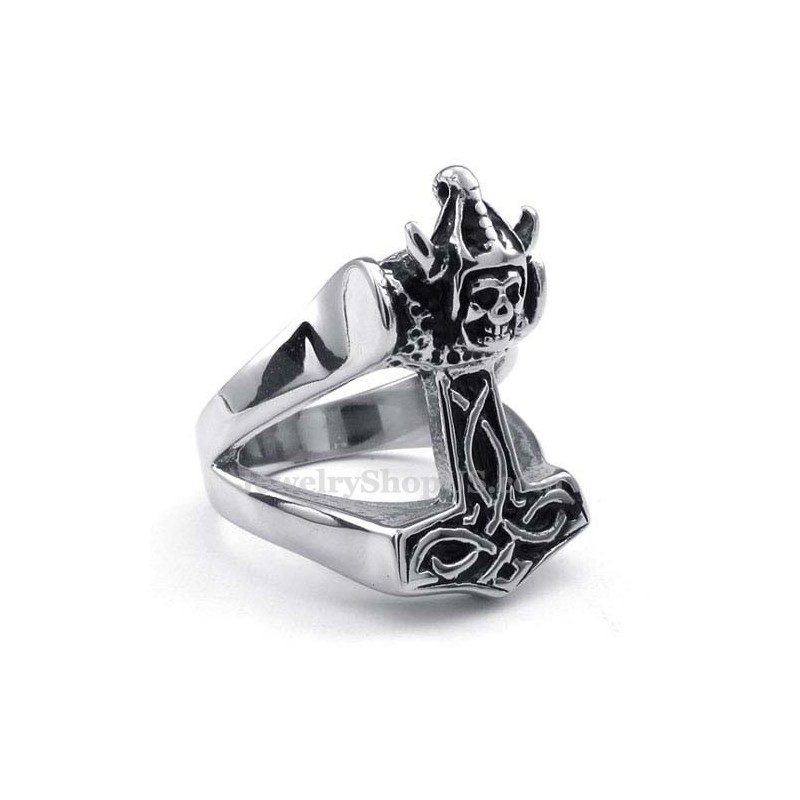 Δαχτυλίδι Thor'S Hammer Από Τιτάνιο Δαχτυλίδι Thor'S Hammer Από Τιτάνιο