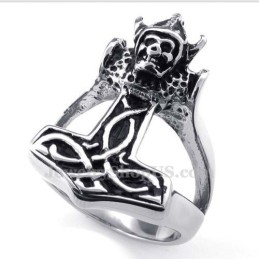 Δαχτυλίδι Thor'S Hammer Από Τιτάνιο