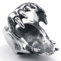 Δαχτυλίδι Από Τιτάνιο Με Κρανίο