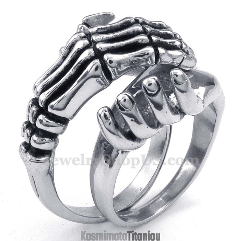 Δαχτυλίδι Από Τιτάνιο Με Σχέδια "Hands Lovers" Δαχτυλίδι Από Τιτάνιο Με Σχέδια "Hands Lovers"