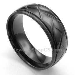 Δαχτυλίδι Από Τιτάνιο Black Hack Flower