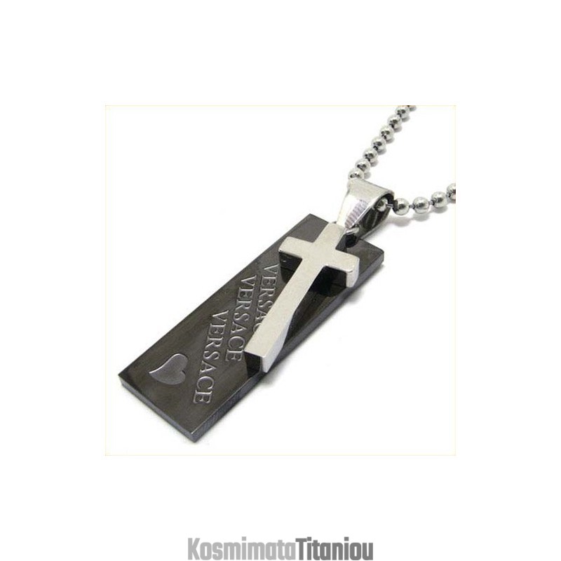 Σταυρός Από Μαύρο Τιτάνιο Σε Σχήμα Καρδιάς Love Heart Σταυρός Από Μαύρο Τιτάνιο Σε Σχήμα Καρδιάς Love Heart