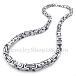 Ανδρικό Κολιέ Κυλίνδρου Από Τιτάνιο