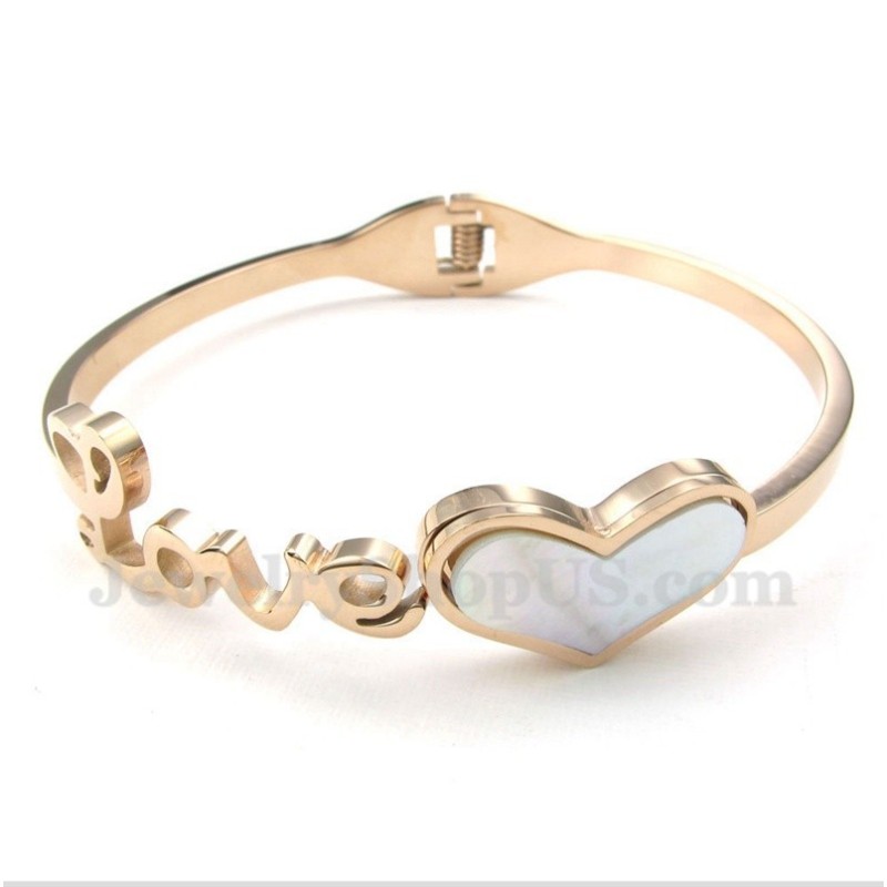 Ανδρικό Βραχιόλι Αγάπης Από Τιτάνιο Σε Ροζ Χρυσό