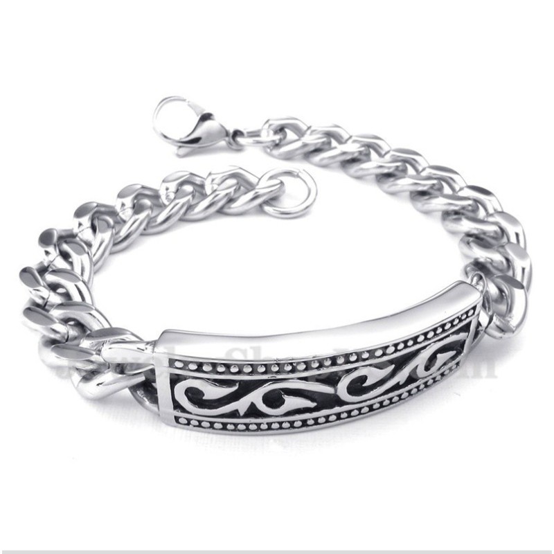 Ανδρικό Βραχιόλι Από Χυτό Τιτάνιο