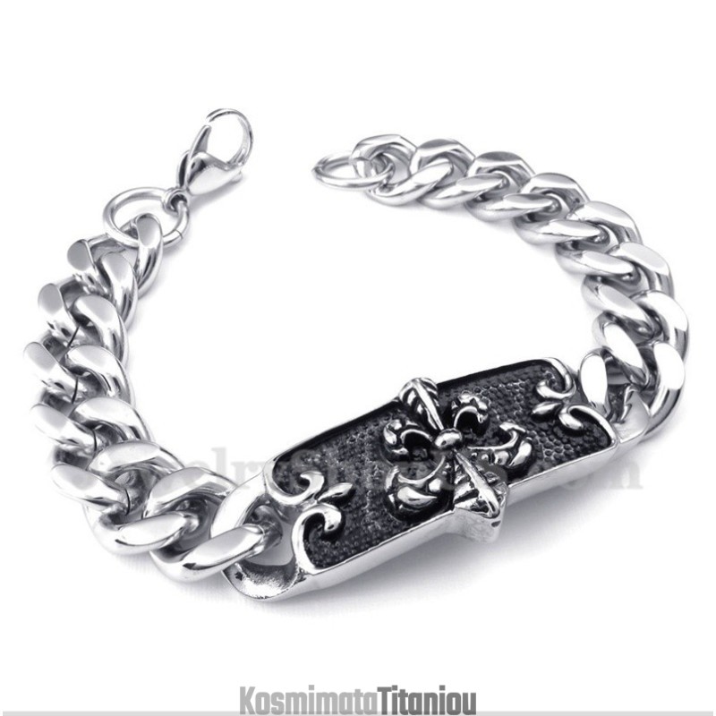 Ανδρικό Βραχιόλι Από Χυτό Τιτάνιο