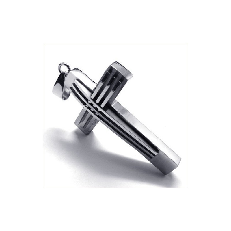 Μενταγιόν Από Τιτάνιο New Style Weave Cross