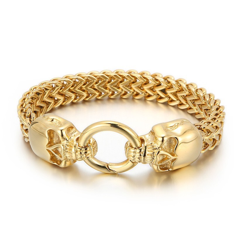 Βραχιόλι Από Τιτάνιο Cool Skull Για Άνδρες