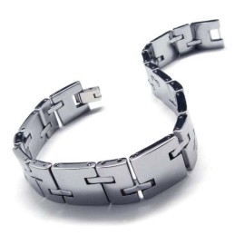 Νέο Στυλ Βραχιόλι Tungsten Carbide 12 Χιλιοστών Πλάτους, Χοντρό Για Άνδρες