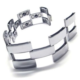 Μοντέρνο Βραχιόλι Tungsten Carbide 22Mm Πλάτους Για Άνδρες