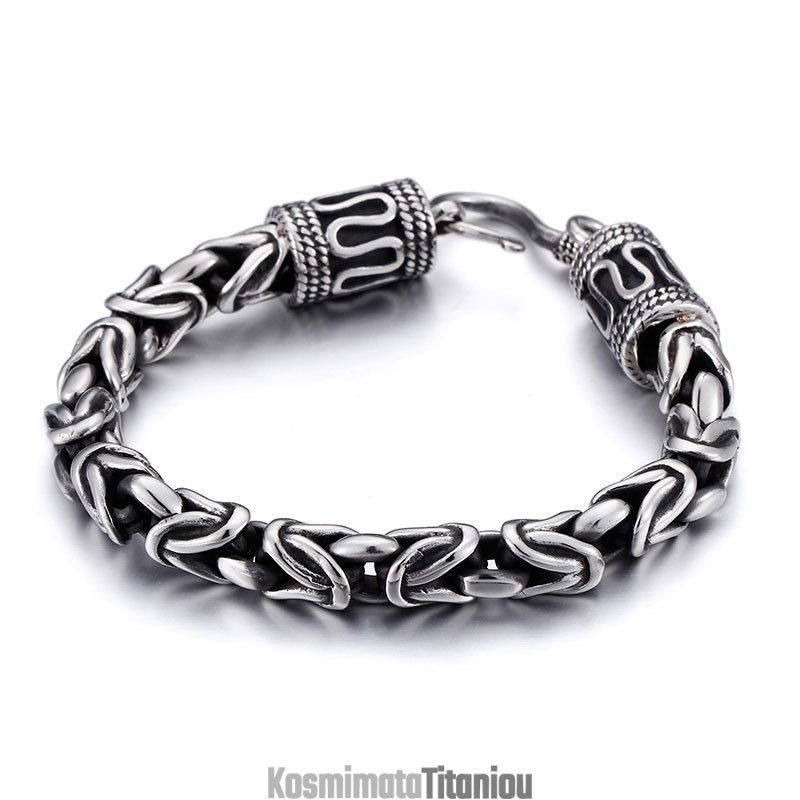 Vintage Fashion Chic Δαχτυλίδι Κούμπωμα Keel Peace Pattern Τιτανίου Ανδρικό Βραχιόλι Για Δώρα Vintage Fashion Chic Δαχτυλίδι Κούμπωμα Keel Peace Pattern Τιτανίου Ανδρικό Βραχιόλι Για Δώρα