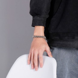 Δημοφιλή Ρετρό Ανδρικά Βραχιόλια Τιτανίου Με Αξεσουάρ