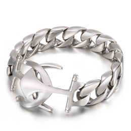 Ανδρικό Βραχιόλι Titanium Chic Wind Boat Anchor Αξεσουάρ