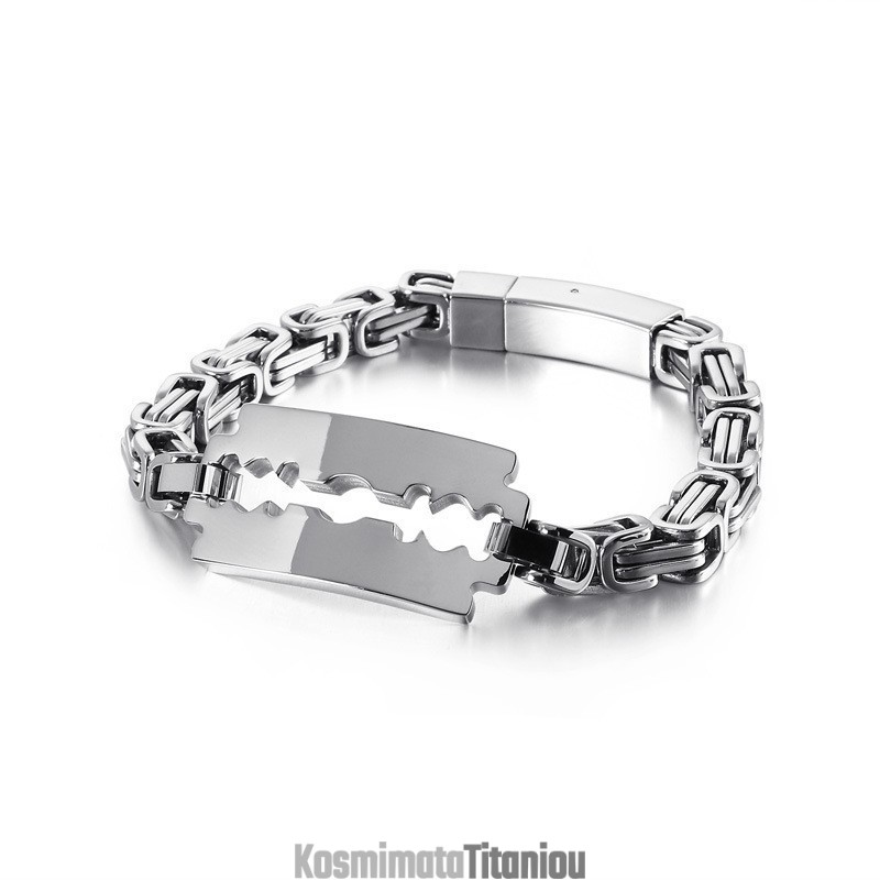Κοσμήματα Titanium Emperor Chain Με Καμπύλη Σημαία Και Αλυσίδα Κοσμήματα Titanium Emperor Chain Με Καμπύλη Σημαία Και Αλυσίδα