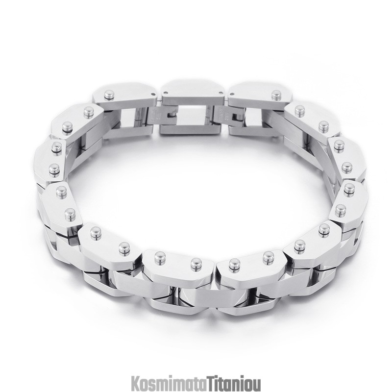 Μόδα Cool Electroplated Chic Style Titanium Βραχιόλι Για Άνδρες Μόδα Cool Electroplated Chic Style Titanium Βραχιόλι Για Άνδρες