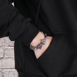 Βραχιόλι Από Τιτάνιο Cool Chic Zodiac Dragon Για Άνδρες