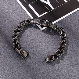Ανδρικό Βραχιόλι Cool Street Chic Hand Puller Lace Από Τιτάνιο Με Κούμπωμα