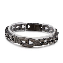 Ανδρικό Βραχιόλι Cool Street Chic Hand Puller Lace Από Τιτάνιο Με Κούμπωμα
