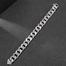 Βραχιόλι Τιτανίου Για Άνδρες Με Σχέδιο Φιδιού