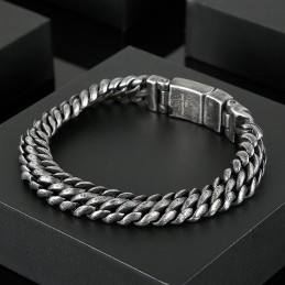 Αξεσουάρ Για Ανδρικά Βραχιόλια Cool Simple Mesh Titanium Snap