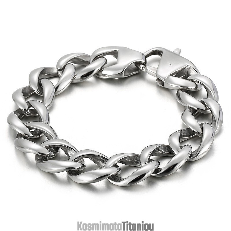 Βραχιόλι Τιτανίου Σε Στυλ Χιπ Χοπ Για Άνδρες
