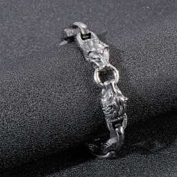 Μόδα Τιτανίου Ημέρα Λέξη Αλυσίδα Λιονταριού Ανδρικό Βραχιόλι Αξεσουάρ Σκηνής