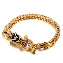 Βραχιόλι Τιτανίου Fashion Street Dragon Head