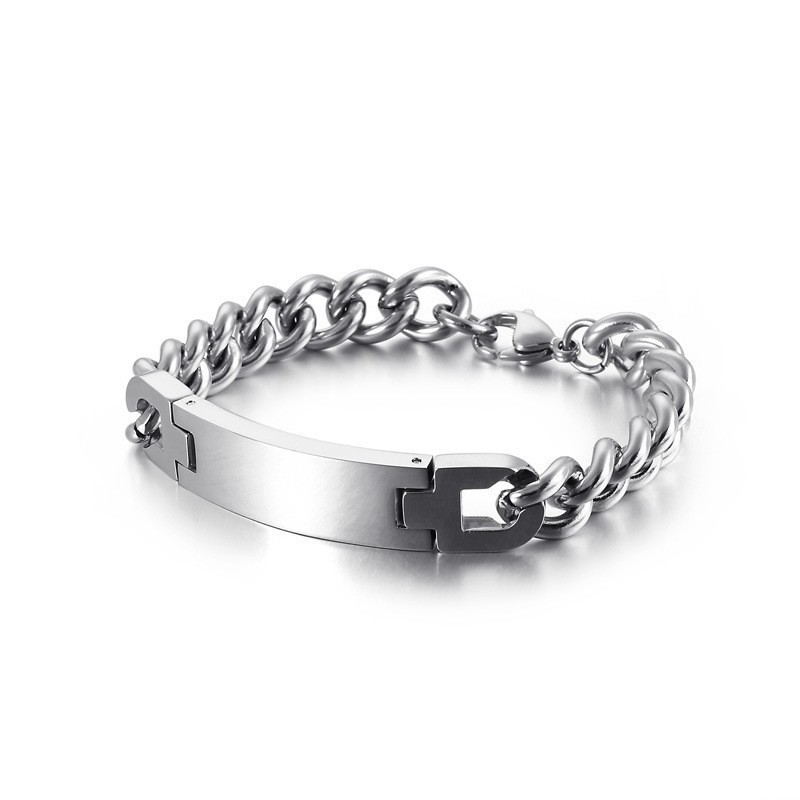 Ανδρικό Βραχιόλι Τιτανίου Fashion Bend Brand Ανδρικό Βραχιόλι Τιτανίου Fashion Bend Brand