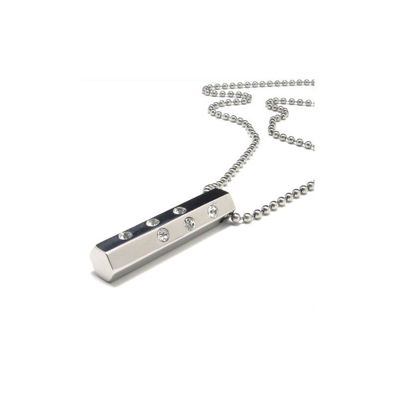 Μόδα Ανδρικό Δώρο Κολιέ Με Διαμάντια Τιτανίου