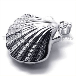 Μενταγιόν Από Τιτάνιο Shell Design - Δωρεάν Αλυσίδα