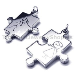 Παζλ Titanium Lovers Μενταγιόν Χωρίς Αλυσίδες