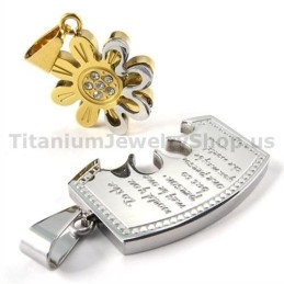 Αλυσίδες Χωρίς Μενταγιόν Gloden Titanium Lovers