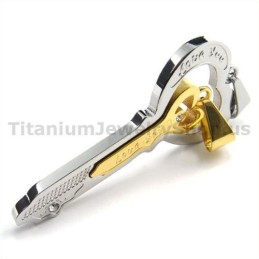 Κλειδοθήκες Gloden Titanium Lovers Χωρίς Αλυσίδες