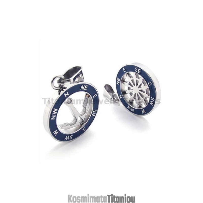 Αλυσίδες Χωρίς Μενταγιόν Anchor And Rudder Titanium Lovers