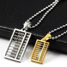 Μενταγιόν Abacus Titanium Lovers Δώρα Για Την Ημέρα Του Αγίου Βαλεντίνου - Δωρεάν Αλυσίδες