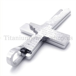 Σταυρός Από Τιτάνιο Με Δύο Στρώσεις Στη Βίβλο